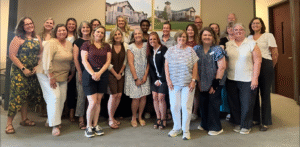 Group picture of IDA board members at a retreat
